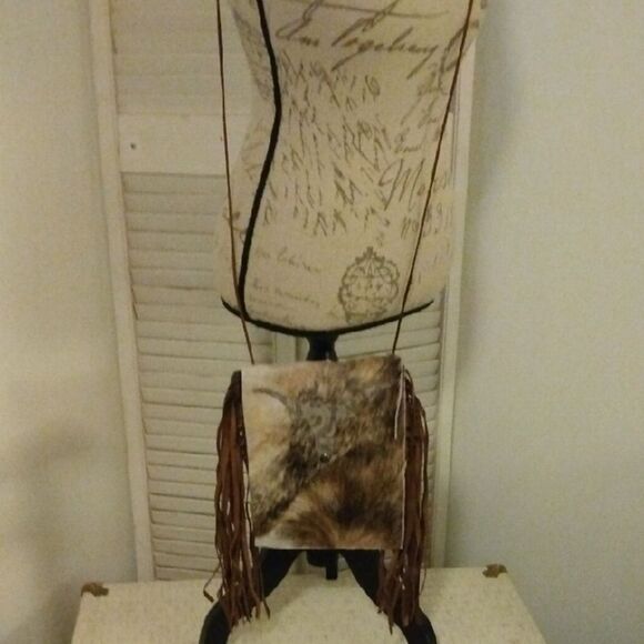 Source Unknown Brown and Tan Crossbody Bag - Picture 2 of 5